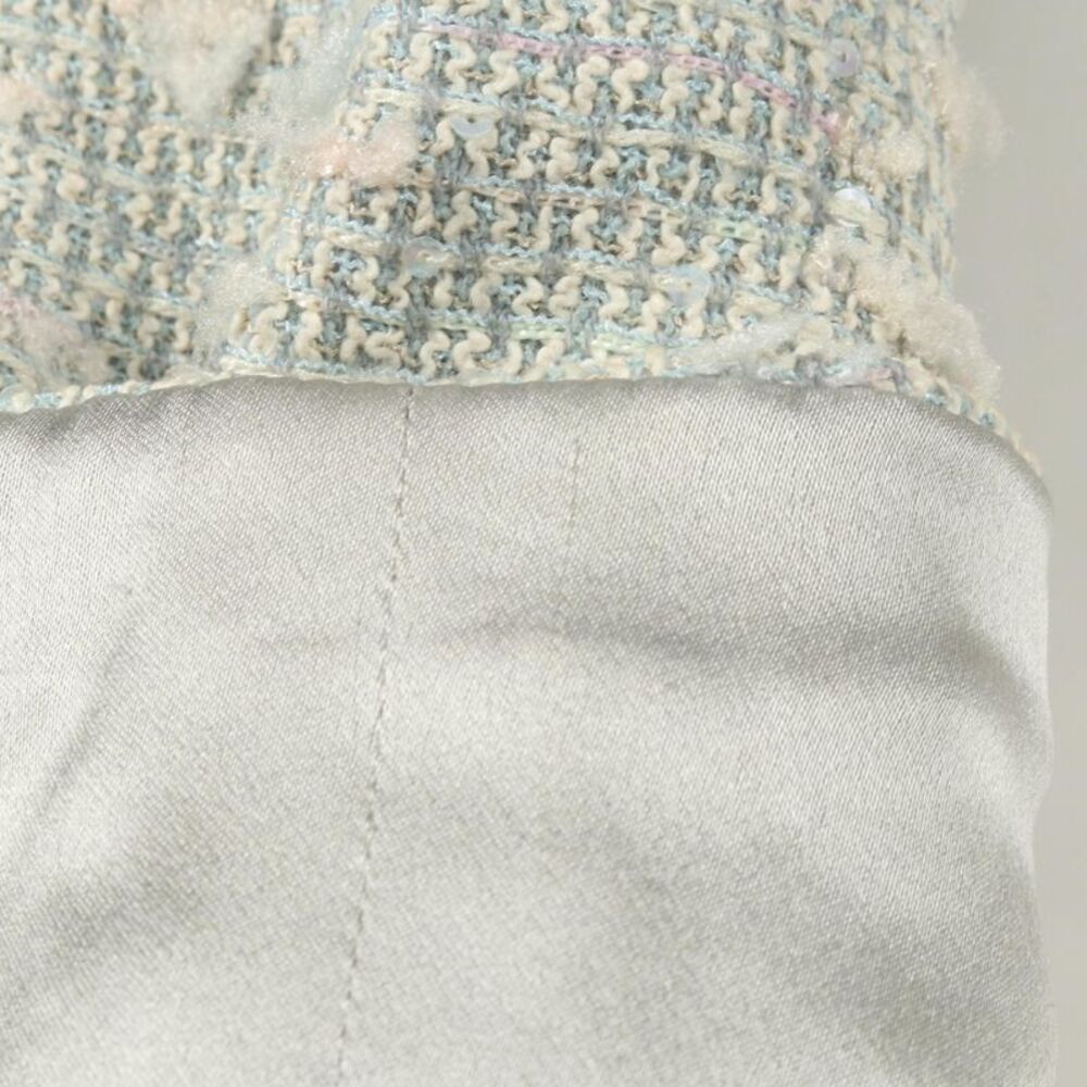 Chanel Collarless Jacket Cc Coco Mark Button P299… - image 7